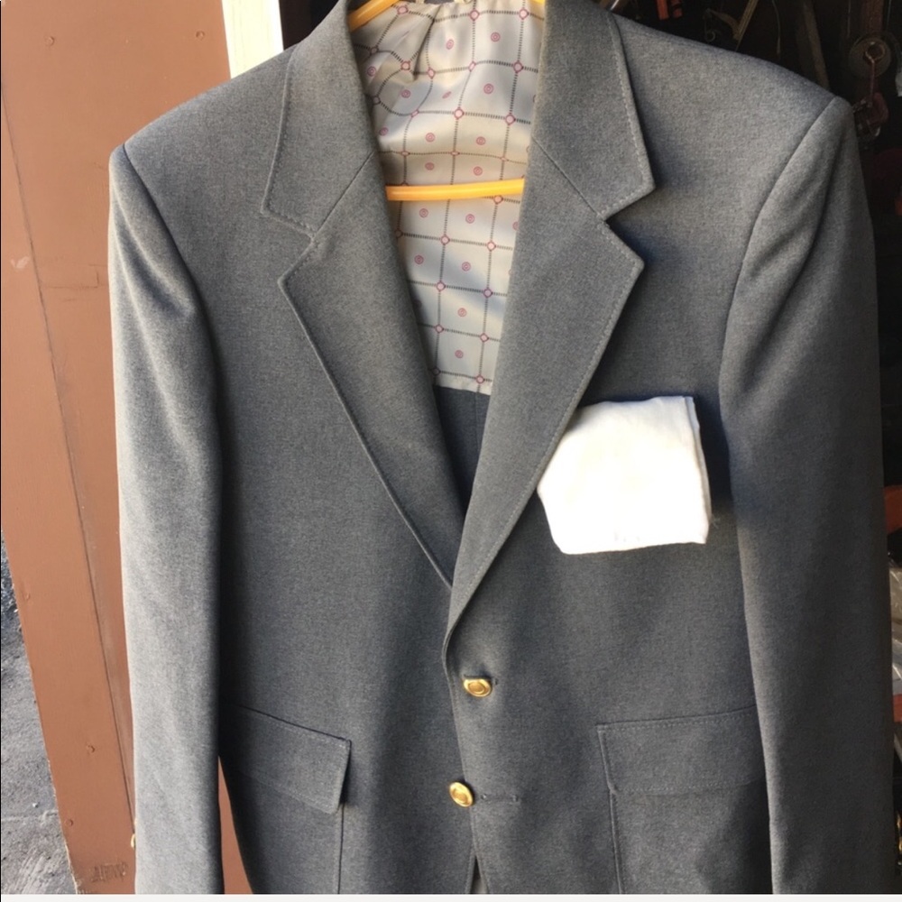 New without tags jacket with hanker chief